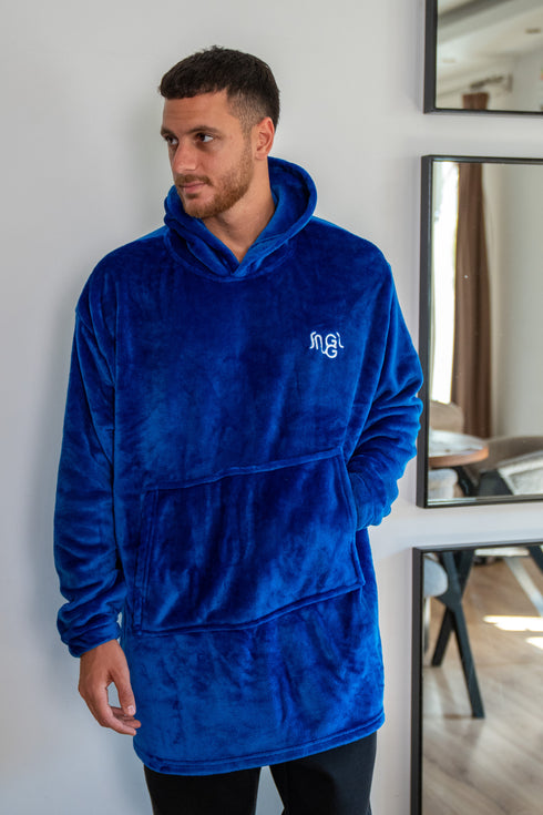 Snuggs Blanket Hoodie Royal Blue